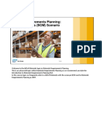 Material Requirements Planning: Bill of Materials (BOM) Scenario