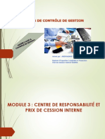 Module 3 Centre de Responsabilite Et Prix de Cession Interne PDF