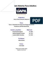 Tarea 2 Del Modulo III - Evaluacion Del Diagnostico de Los Trastorno Del Neurodesarrollo