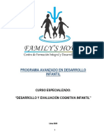 Silabo FH Padi - Desarrollo y Evaluacion Cognitiva en La Infancia PDF