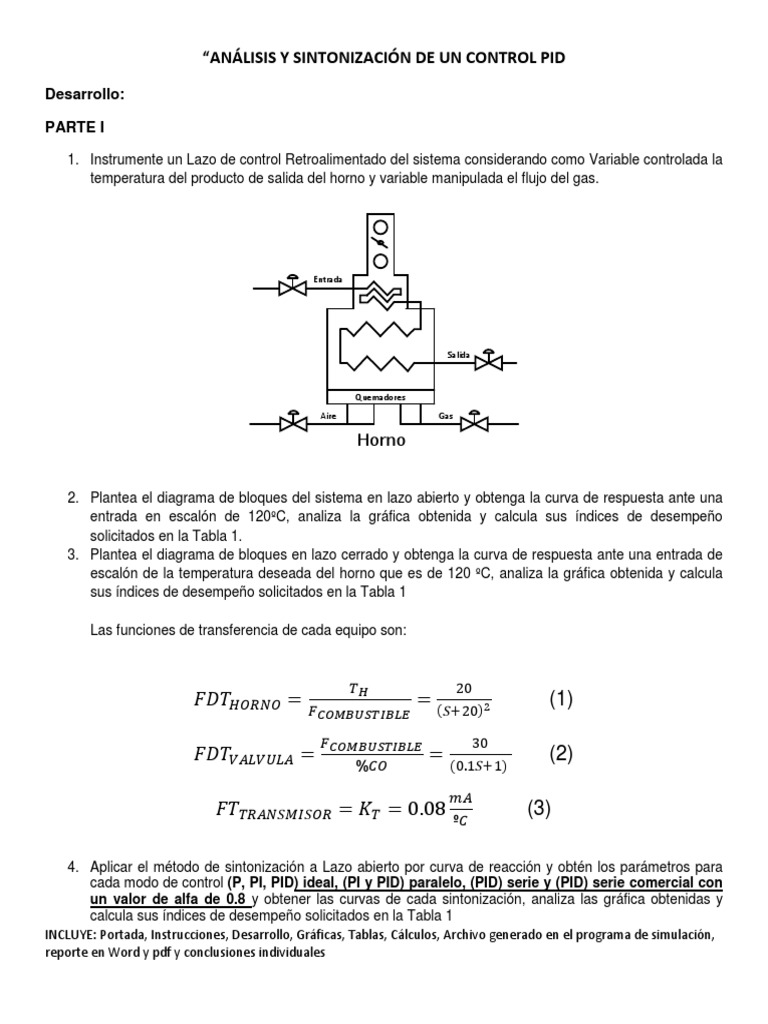 Análisis y Sintonización de Control PID | PDF | Ingeniería mecánica