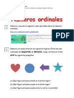 Números Ordinales