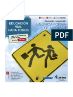 Educación y Seguridad Vial Fascículo 3