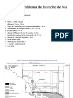 Derecho de Vía Problema de Diseño 60 km/h