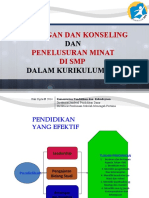 BK Dan Peminatan Dit PSMP K13