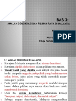 Bab 3-1 Amalan Demokrasi Dan Pilihan Raya Di Malaysia