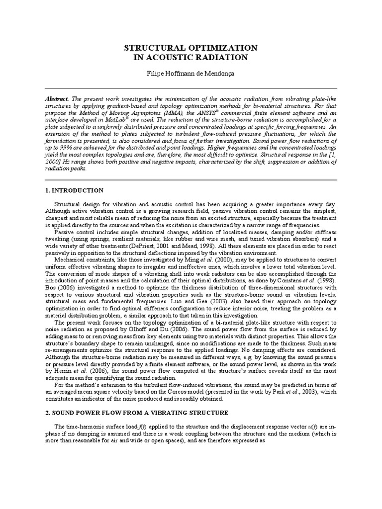MSC Thesis FilipeMendonca Summary PDF | PDF | Mathematical Optimization ...
