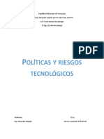 Politicas y Riesgos Tecnologicos