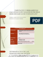 INSTRUMENTACIÓN Y HERRAMIENTAS PARA ENSAYOS EN TANQUES