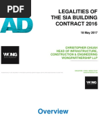 Singapore SIA Building Contract 2016 Without Quantities First Edition | PDF