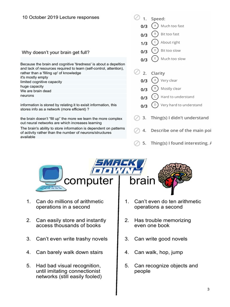 Understanding Brain Capacity and Learning | PDF | Visual Cortex ...