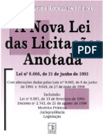 A Nova Lei Das Licitações Anotada