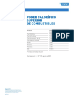 Poder Calorifico Combustibles PDF