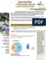 Informe sobre el mercado laboral en Lima Metropolitana