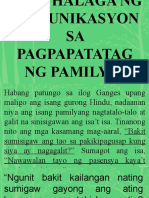 Ang Halaga NG Komunikasyon Sa Pagpapatatag NG Pamilya