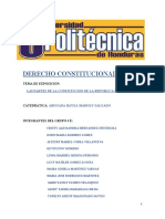 Informe de Las Partes de La Constitucion de La Republica