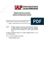 Primera Practica Derecho Internacional Privado PDF