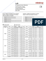 Multi Control Sera N: Value Sheet of Mindray BS Measurement System