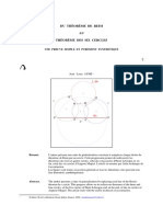 Du Theoreme de Reim Au Theoreme Des Six Cercles PDF