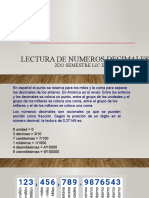 Lectura de Numeros Decimales