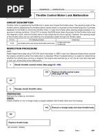 DTC P1128 Throttle Control Motor Lock Malfunction: Circuit Description