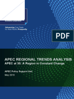 Apec Regional Trends Analysis: APEC at 30: A Region in Constant Change