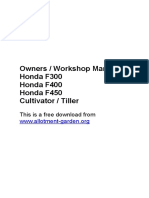 Honda F300 F400 F450 Manual