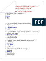 D.S.S Aiims Prepration Test Series - 11 DR - SANJAY 7014964651 All Subject Question