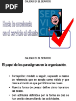 Hacia La Excelencia en El Servicio Al Cliente