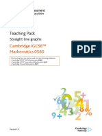 0580 Straightlinegraphs Teaching Pack v1