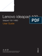 Lenovo Ideapad 100: User Guide