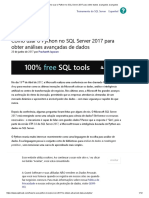 Como Usar o Python No SQL Server 2017 para Obter Dados Avançados Avançados