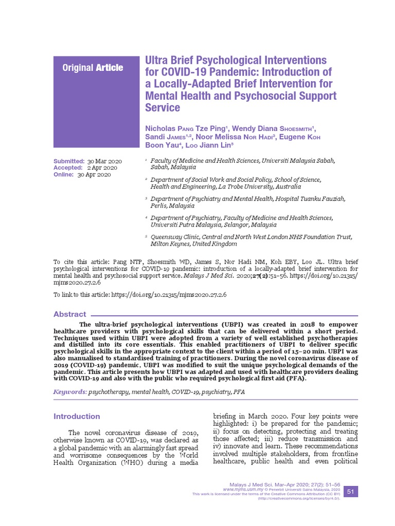 Brief Psychological Interventions PDF PDF Dialectical Behavior