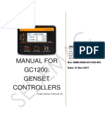 Sedemac gc1200 002 Manual For gc1200 Controllers
