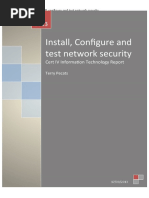 Configure and Test Network Security