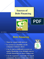 Sources of Debt Financing Sources of Debt Financing