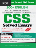 CSS Solved Essays