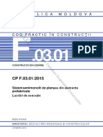 CP - F.03.01-2015 (Sistem Semimonolit de Planșee Din Elemente Prefabricatelucrări de Execuție) PDF