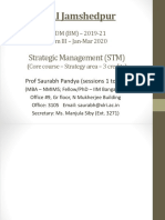 STM - BM 19-21 - Intro, Strategy & TOB