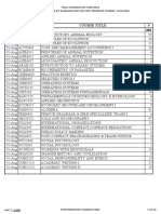 Final Supplementary Re-Sit Time-Table (1st Sem Courses)