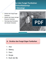 Struktur dan Fungsi Tumbuhan dalam Teknologi