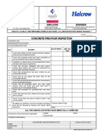 Concrete Pre-Pour Inspection: Contractor Employer Engineer