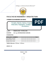 Tema 15-Granito, Diorita, Gabros, Granodiorita, Sienita, Monzonita, Pagmatitas, Tonalita, Aplita y Rocas Piroclaticas