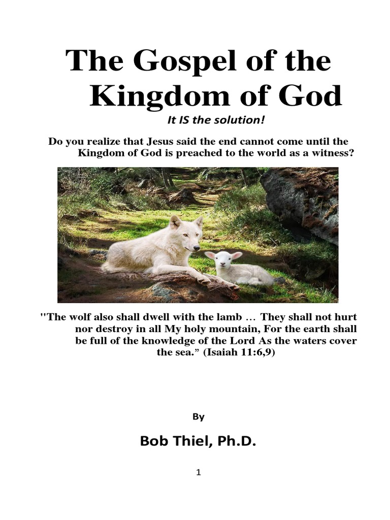 Gospel of The Kingdom of God PDF | PDF | Jesus | The Gospel