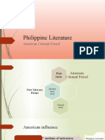 Philippine Literature During American Colonial Period