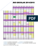 Calendário2014 - 2015, 8ºG