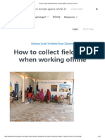 How To Collect Field Data When Working Offline (Common Issues)