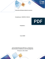 Tarea 4 Determinar Del Tiempo Estándar de Un Proceso