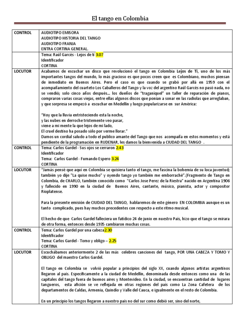 6 LIBRETO TANGO GERALDINE EL TANGO EN COLOMBIA Listo para Revisar PDF