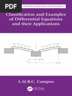 Classification and Examples of Differential Equations and Their Applications, 2019 PDF